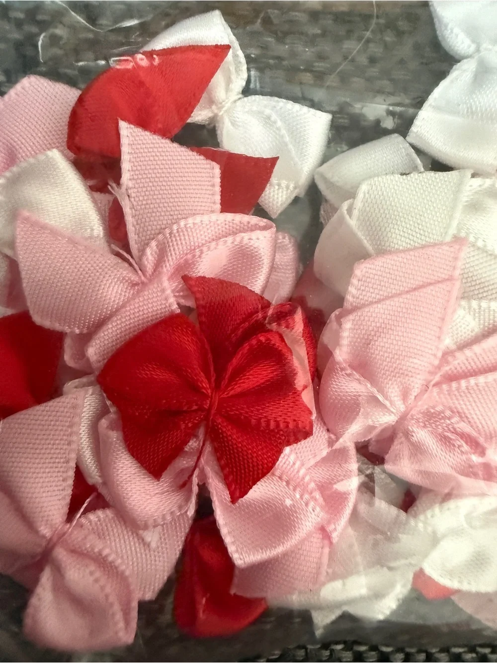 Mini Bows - Red, Pink & White Pack valentines